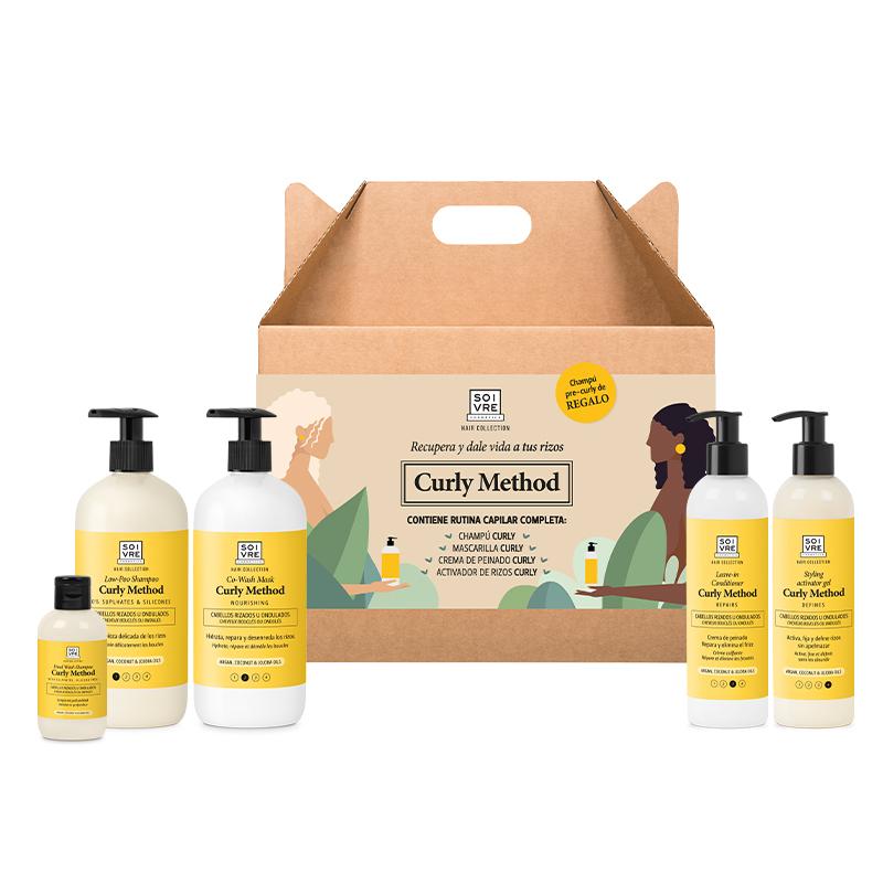 soivre cosmetics PACK CURLY METHOD 5 productos