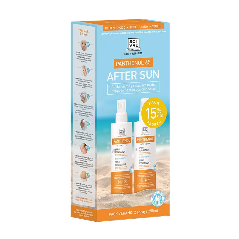 soivre cosmetics PACK PANTHENOL 6% AFTER SUN 2 x 250 ml