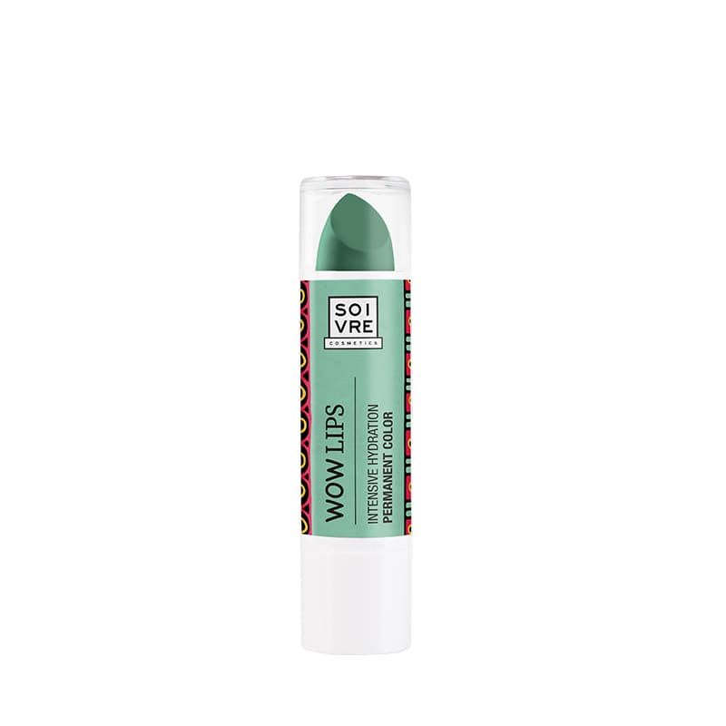 soivre cosmetics WOW LIPS GREEN 3 5g Liquidación