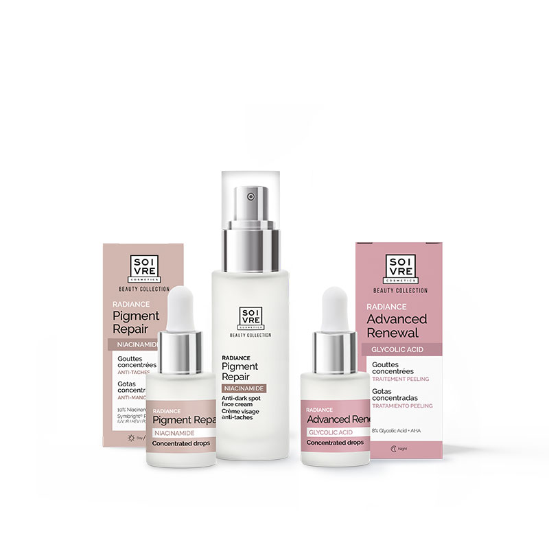 soivre cosmetics RUTINA RADIANCE PIGMENT REPAIR & ADVANCED RENEWAL – ANTIMANCHAS En oferta