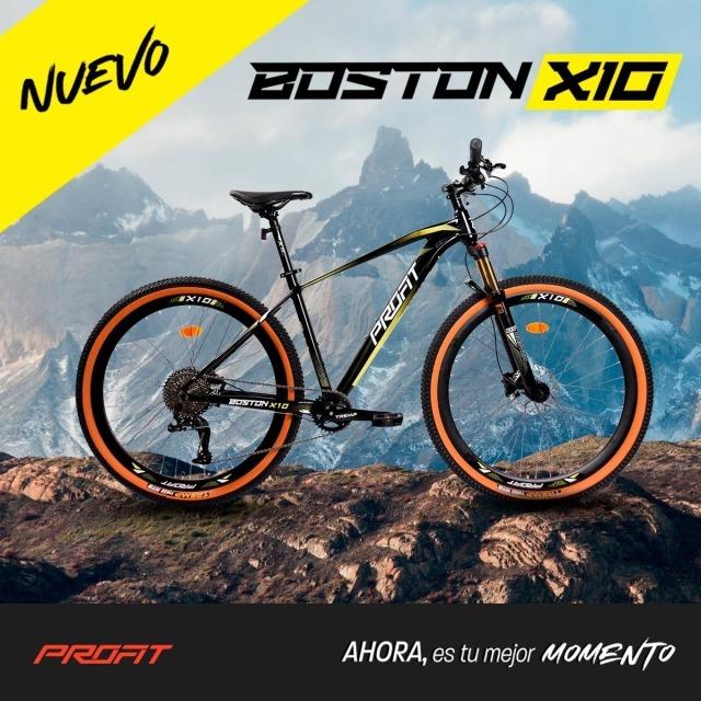 tubici BICICLETA MTB PROFIT BOSTON X10 RIN 29 ALUMINIO 10 VEL En oferta