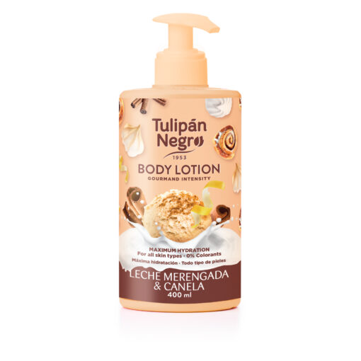 tulipán negro Body Lotion Tulipán Negro Leche Merengada & Canela 400 ml Solo queda un día
