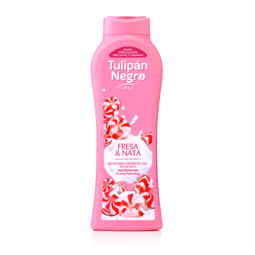 tulipán negro Gel Tulipán Negro Fresa y Nata 650 ml Envío internacional gratuito