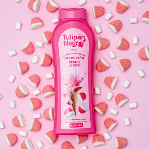tulipán negro Gel de Baño Tulipán Negro Besitos de Fresa 650 ML Descuento por venta flash