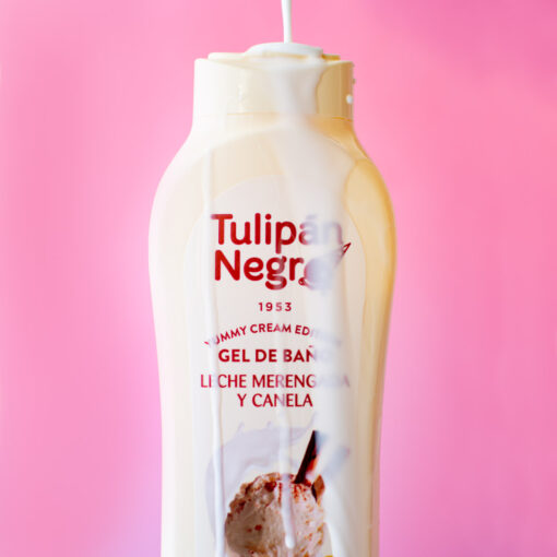 tulipán negro Gel de Baño Leche Merengada y Canela 650 ML Grandes ahorros