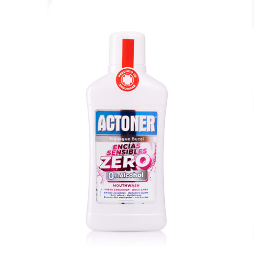 tulipán negro Enjuague Bucal Actoner ZERO Encías Sensibles 500 ml Descuento
