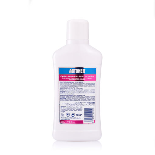 tulipán negro Enjuague Bucal Actoner ZERO Encías Sensibles 500 ml Descuento