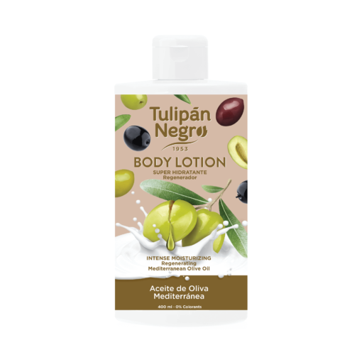 tulipán negro Body Lotion Tulipán Negro Aceite de Oliva Mediterránea 400 ml Precio de fábrica