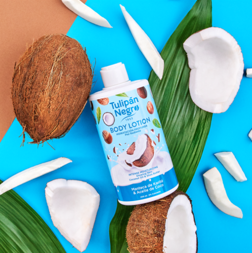 tulipán negro Body Lotion Tulipán Negro Manteca de Karité & Aceite de Coco 400 ml Promoción por tiempo limitado