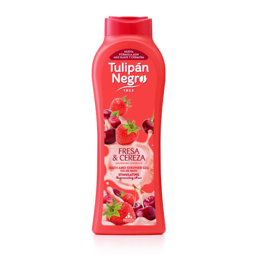 tulipán negro Gel de baño Tulipán Negro Fresa y Cereza 650 ml Solo hoy