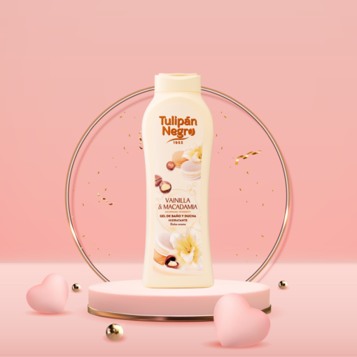 tulipán negro Gel de baño Vainilla y Nueces de Macadamia 650 ml Superdescuento