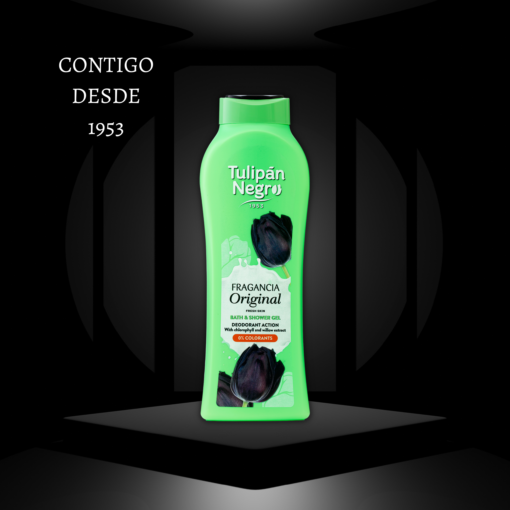 tulipán negro Gel de baño Tulipán Negro Original 650 ml Envío internacional gratuito