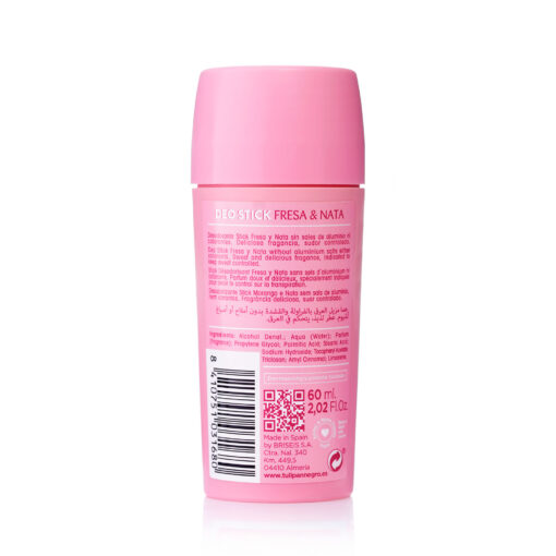 tulipán negro Desodorante Tulipán Negro Deo Stick Fresa y Nata 60 ml 2025