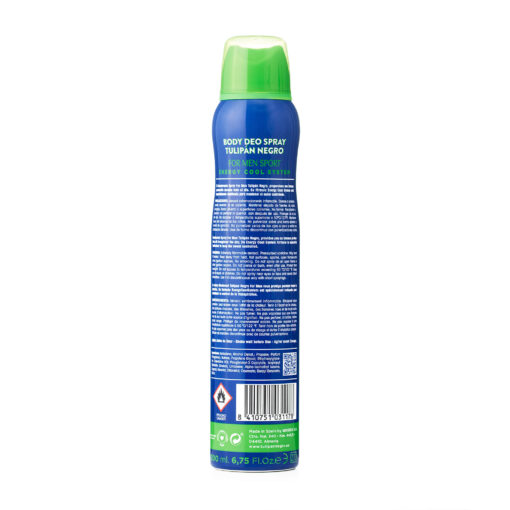 tulipán negro Desodorante Tulipán Negro Deo Spray For Men Sport 200 ml Promoción por tiempo limitado