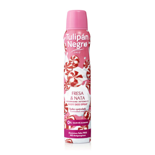 tulipán negro Desodorante Tulipán Negro Fresa y Nata Deo Spray 200 ml Superdescuento