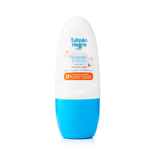 tulipán negro Desodorante Tulipán Negro Deo Roll on Algodón y Talco 50 ml Envío internacional gratuito