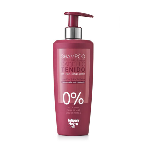 tulipán negro Champú Sin Sulfatos Tulipán Negro Low Poo Cabello Teñido 500 ml Limitado a 3 días