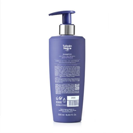 tulipán negro Champú Sin Sulfatos Low Poo Antiencrespamiento 500 ml Ahorra y exporta