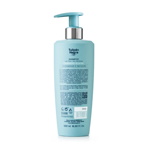 tulipán negro Champú Sin Sulfatos Tulipán Negro Low Poo Cuidado Suave 500 ml Precios de Black Friday