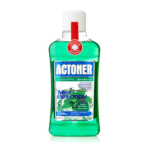 tulipán negro Enjuague Bucal Actoner Mint Explotion 500 ml Devoluciones gratuitas