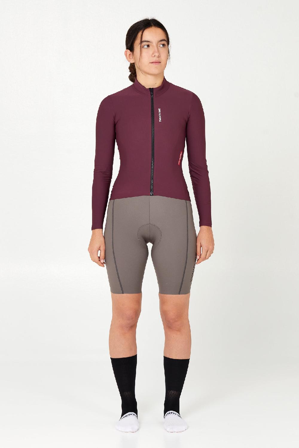 twenty one Maillot Mujer Factory Thermal 3.0. Burdeos Ofertas de temporada
