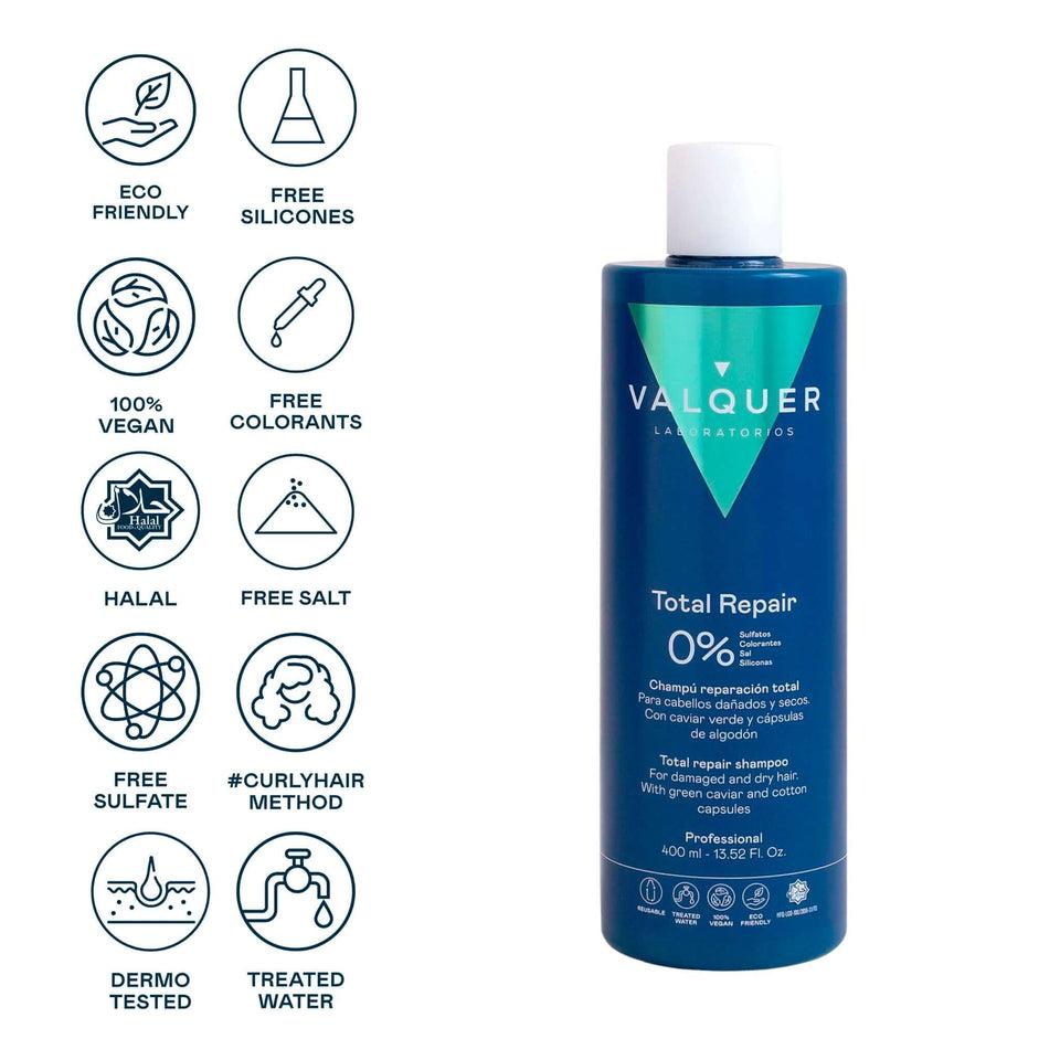﻿valquer laboratorios Champú Reparador para cabello dañado - 0% Sin Sulfatos Rebajas online