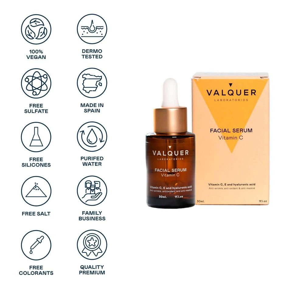 valquer laboratorios Sérum Facial de Vitamina C & Ácido Hialurónico - 30ml Rebajas top