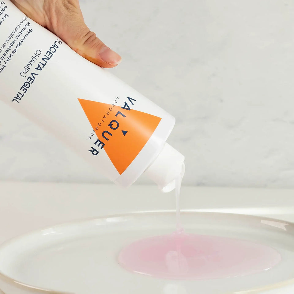 valquer laboratorios Champú placenta. Combate: caída caspa grasa - 500 ml Libre de impuestos