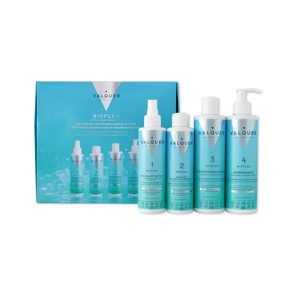 valquer laboratorios Estuche Bioplex - Tratamiento Completo para Reconstrucción y Protección Capilar - 975 ml