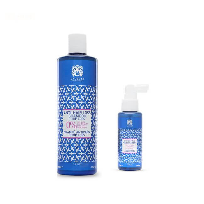 valquer laboratorios Pack anticaida Champú + shock ADN molecular - 500 ml