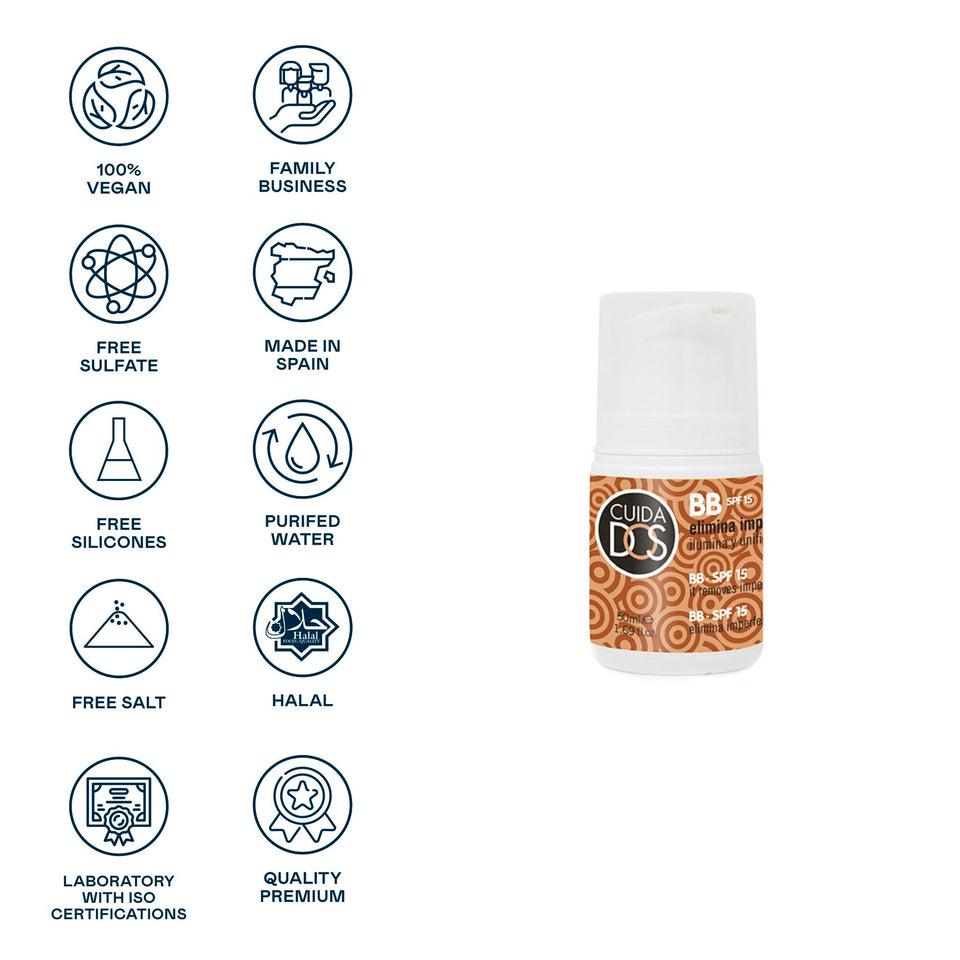 valquer laboratorios Crema facial BB Cream SPF 15 - 50 ml Últimos 2 días