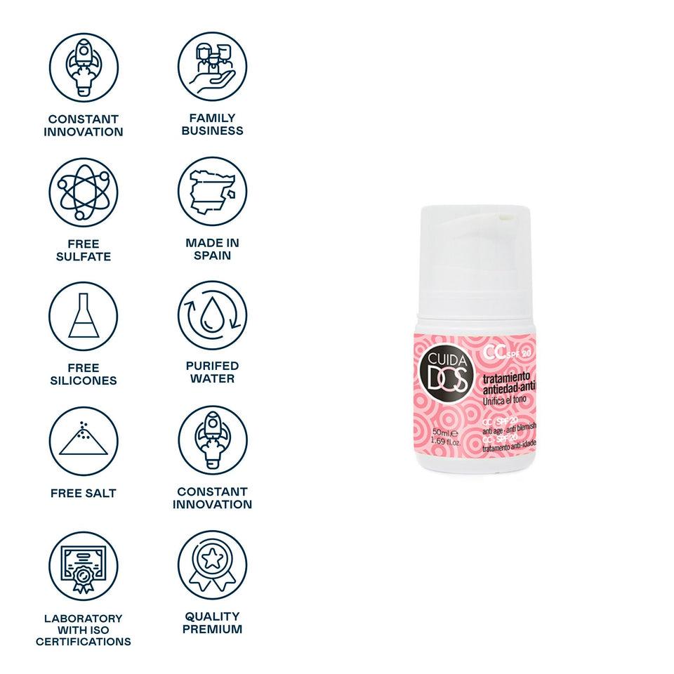 valquer laboratorios Crema facial CC Cream SPF 20 - 50 ml Solo hoy
