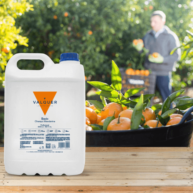 valquer laboratorios Champú mandarina sin sal - 5000 ml Solo queda un día