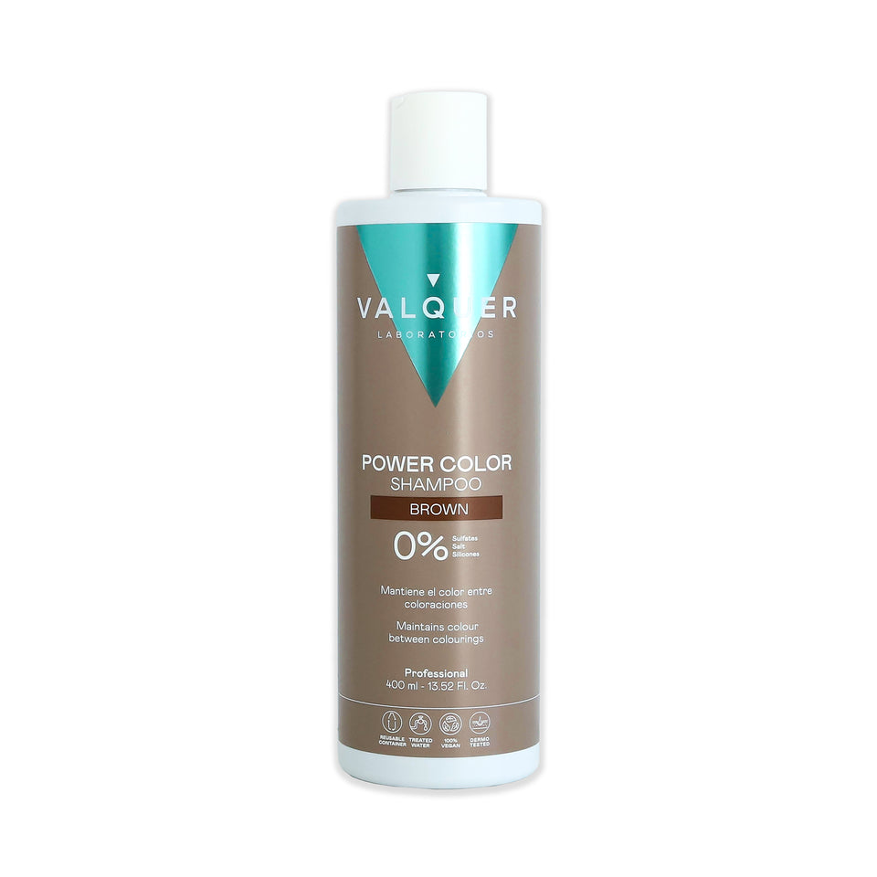 valquer laboratorios Champú color Castaño - Power Color - 400 ml