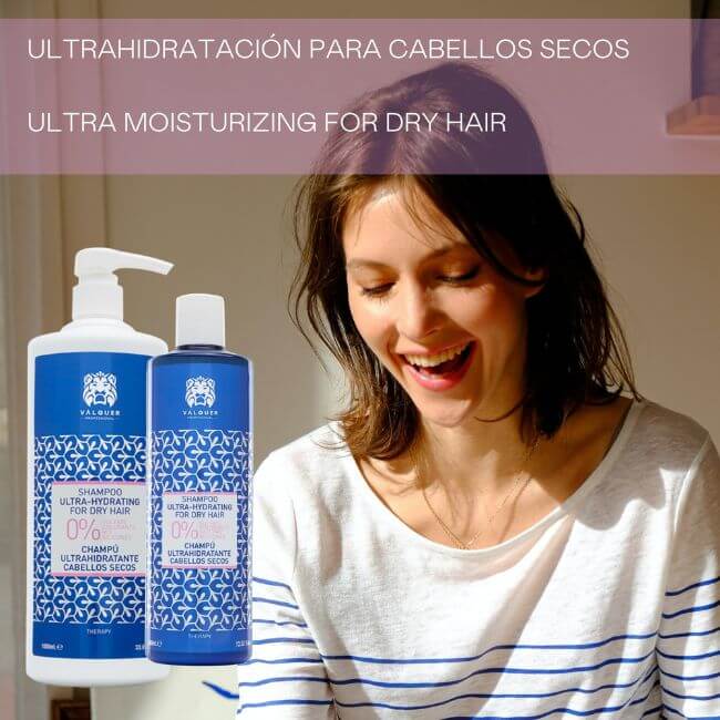 valquer laboratorios Pack Ultrahidratante Champú ice hair mask y acondicionador bifásico para cabellos secos - 1000 ml Grandes descuentos