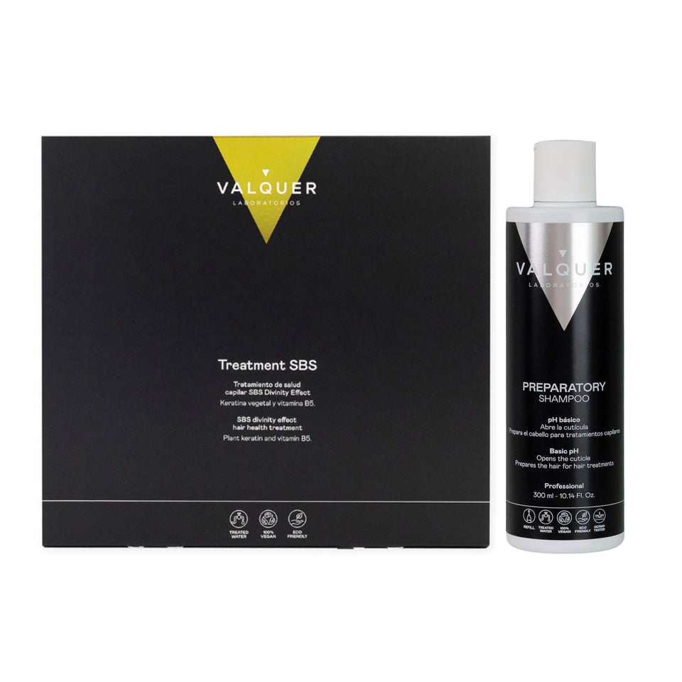 valquer laboratorios Pack tratamiento capilar SBS + champú preparador