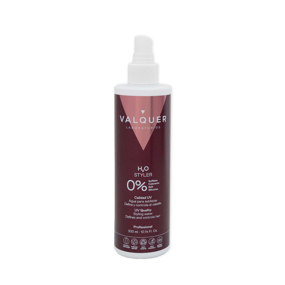 valquer laboratorios H2O Agua de peinado para estilistas - 300 ml