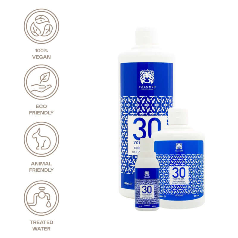 valquer laboratorios Agua Oxigenada 30 vol (9%) - Formato pequeño - 75 ml Tienda de fábrica