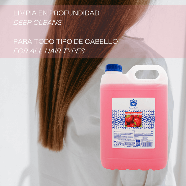 valquer laboratorios Champú fresa - 5000 ml Ahorra y exporta