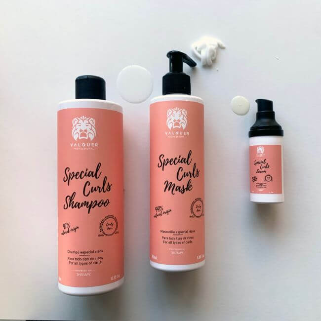 valquer laboratorios Pack curly Champú mascarilla y serum para cabellos rizados - 720 ml Descuentos del mes