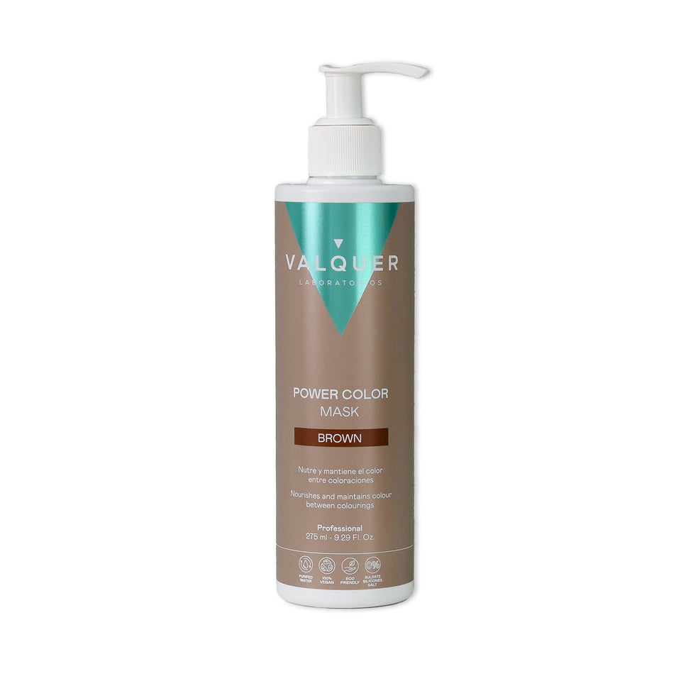 valquer laboratorios Mascarilla color Castaño - Power Color - 275 ml