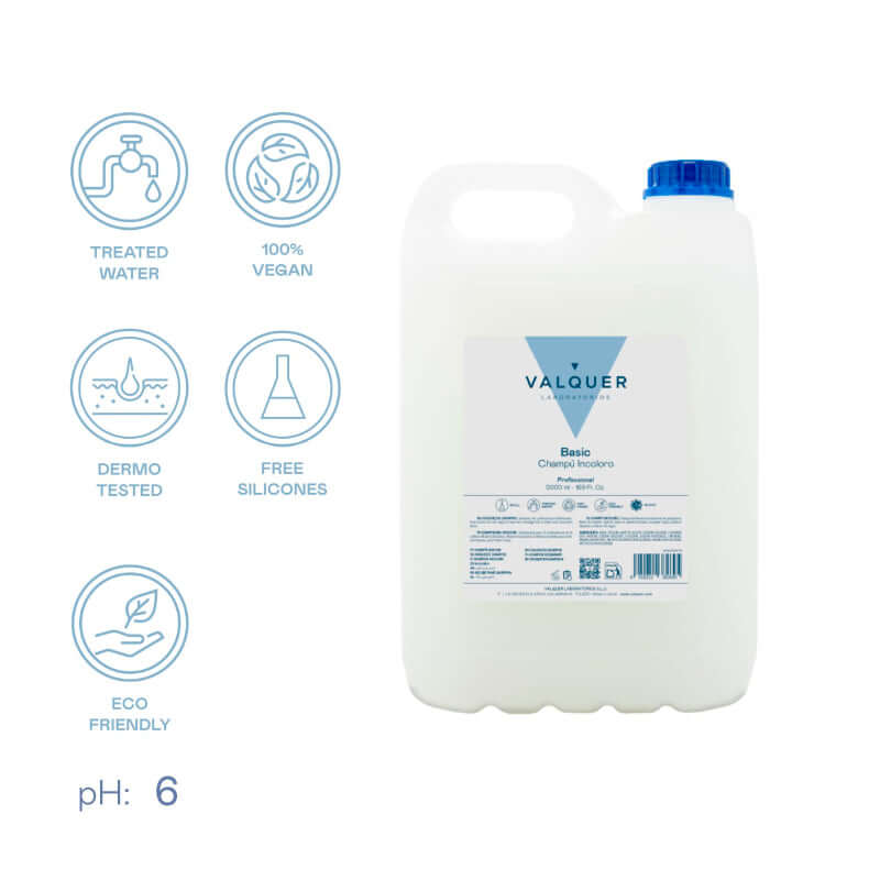 valquer laboratorios Champú incoloro - 5000 ml Grandes ahorros