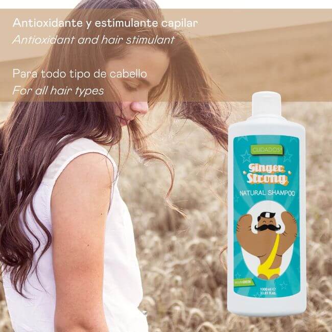 valquer laboratorios Champú jengibre Ginger Strong - 1000 ml En oferta