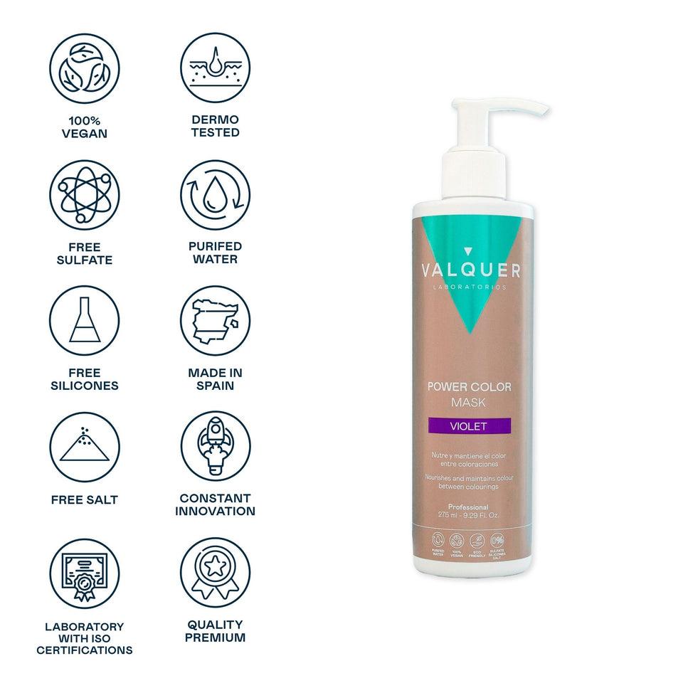 valquer laboratorios Mascarilla color Violeta - Power Color - 275 ml Rebajas de fábrica