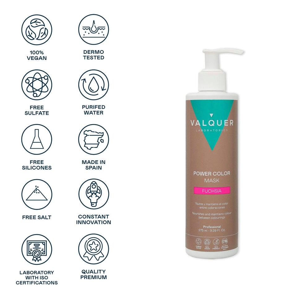 valquer laboratorios Mascarilla color Fucsia / Rosa - Power Color - 275 ml Descuento