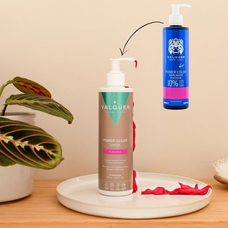 valquer laboratorios Mascarilla color Fucsia / Rosa - Power Color - 275 ml Descuento