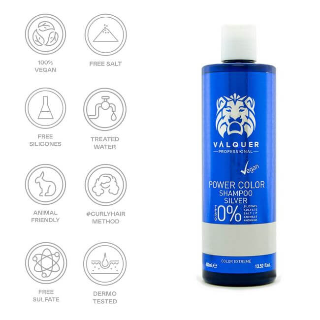 valquer laboratorios Champú color Gris - Power Color- 400 ml Tienda