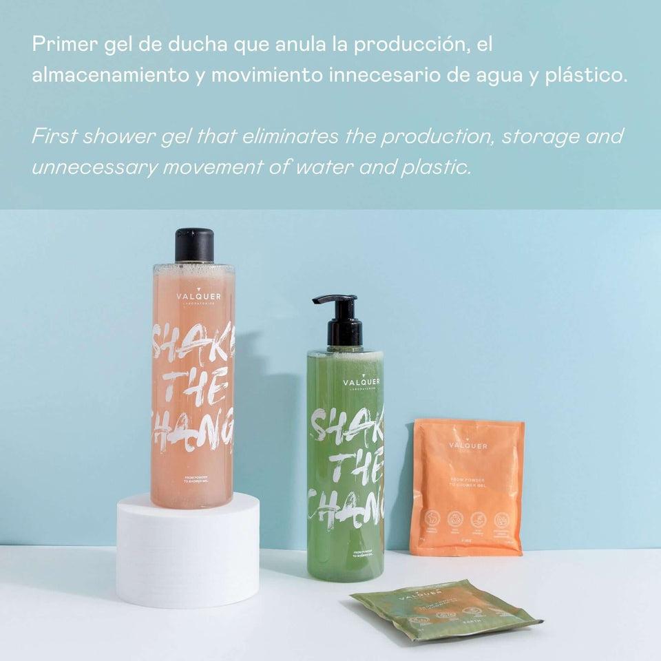 valquer laboratorios 1 botella con dosificador- Valquer Shake - Gel de baño sostenible Rebajas top
