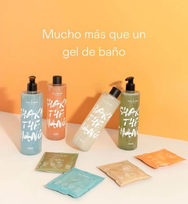 valquer laboratorios 1 botella con dosificador- Valquer Shake - Gel de baño sostenible Rebajas top