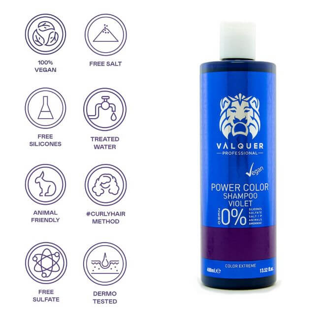 valquer laboratorios Champú color Violeta - Power Color - 400 ml Envío gratis